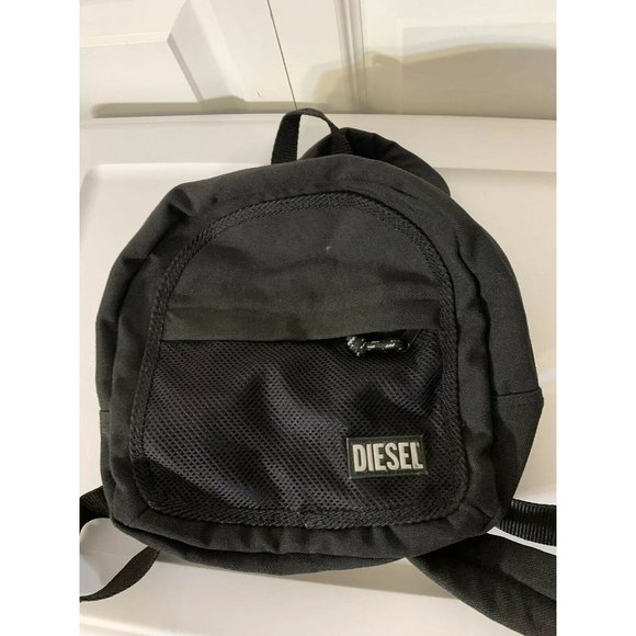 Diesel Backpack Rucksack Black Diesel Spare Parts - Picture 6 of 8